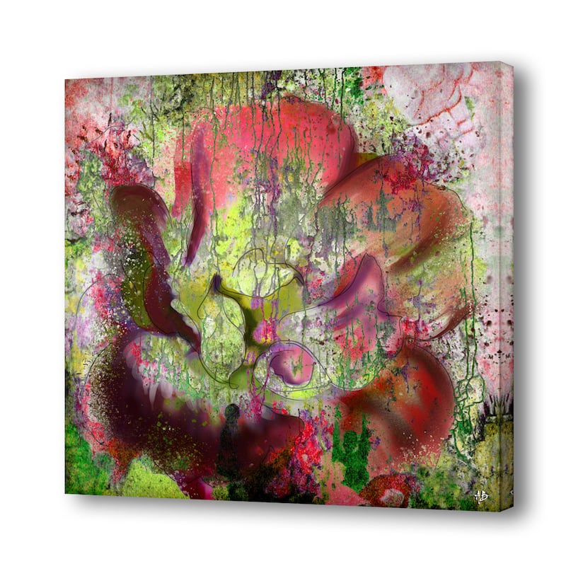 Ready2HangArt 'Painted Petals LVI' Canvas Wall Art