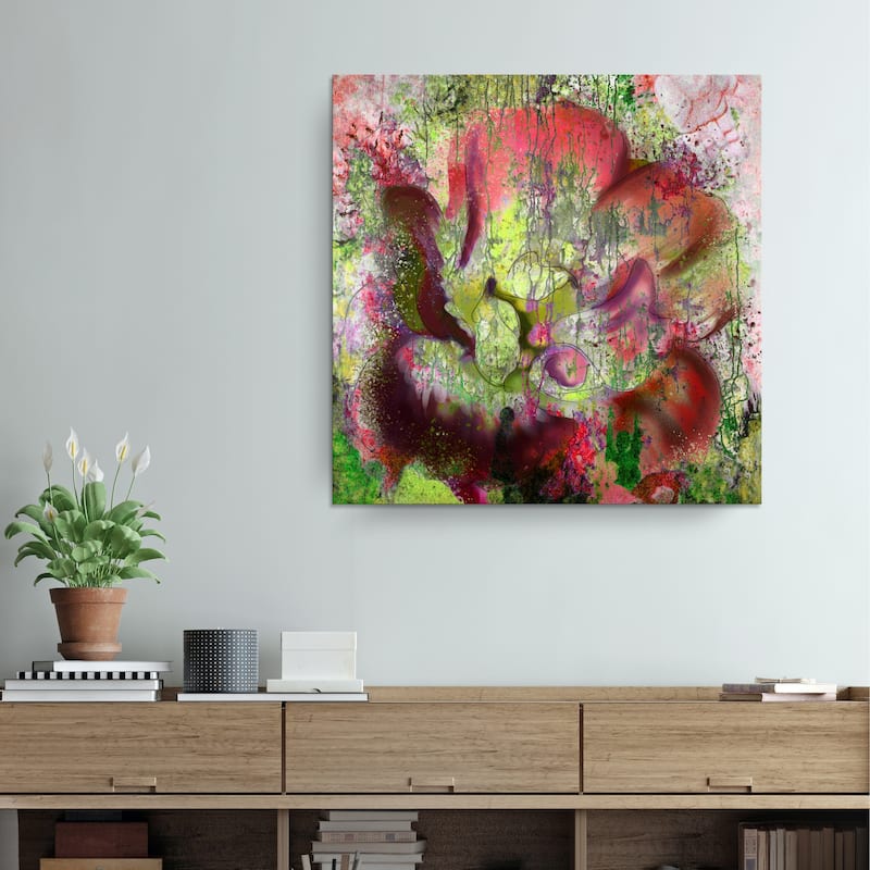 Ready2HangArt 'Painted Petals LVI' Canvas Wall Art