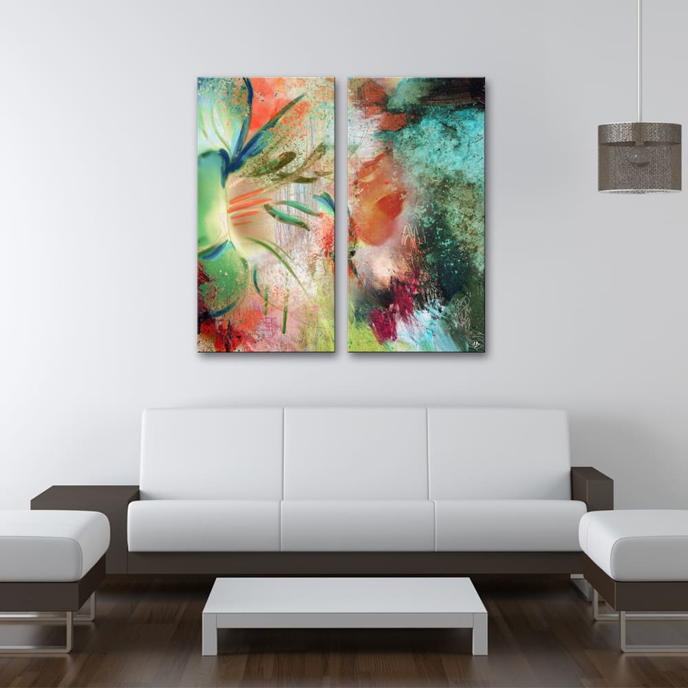 Ready2HangArt 'Painted Petals LIX' Canvas Wall Art