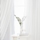 preview thumbnail 16 of 28, Aurora Home Dotted Lace Overlay Blackout Curtain Panel Pair