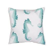 Shop Handmade Animal Print Blue 20-inch Throw Pillow - Free Shipping On ...