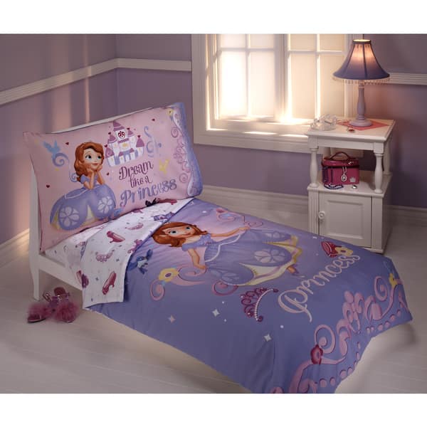 Shop Sofia The First 4 Piece Toddler Bedding Set Free Shipping