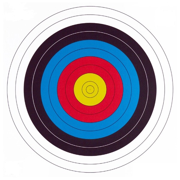 .30-06 10 Ring Paper Target (100 Count)
