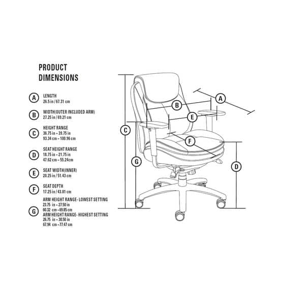 Shop Serta Smart Layers Commercial Series 400 Task Puresoft Faux