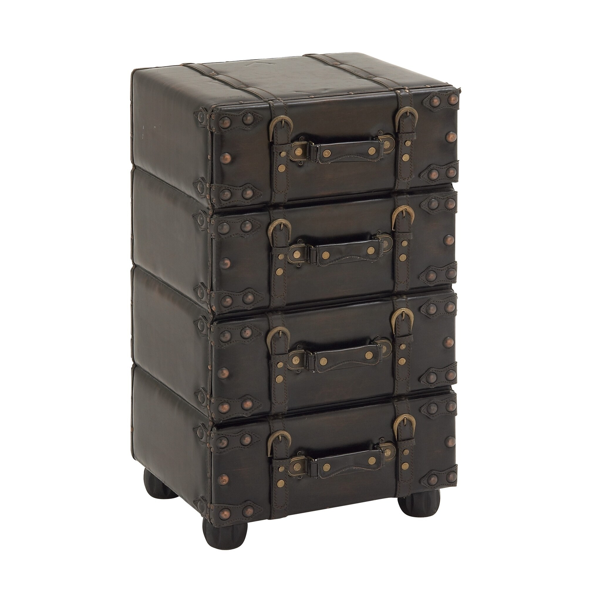 Shop Traditional 28 Inch 4 Drawer Luggage Side Chest By Studio 350