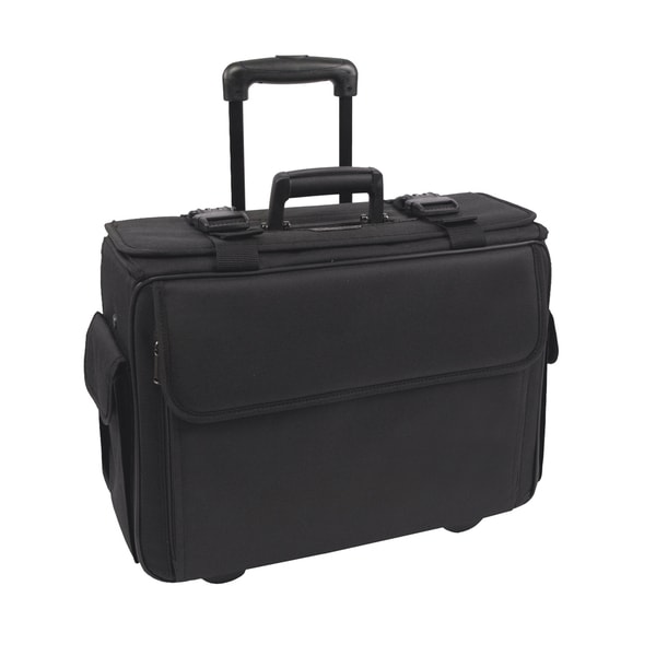 Goodhope Black Rolling 17 inch Laptop Case