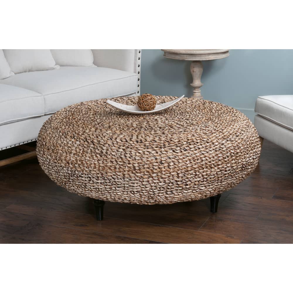 Woven Abaca Coffee Table by East at Main