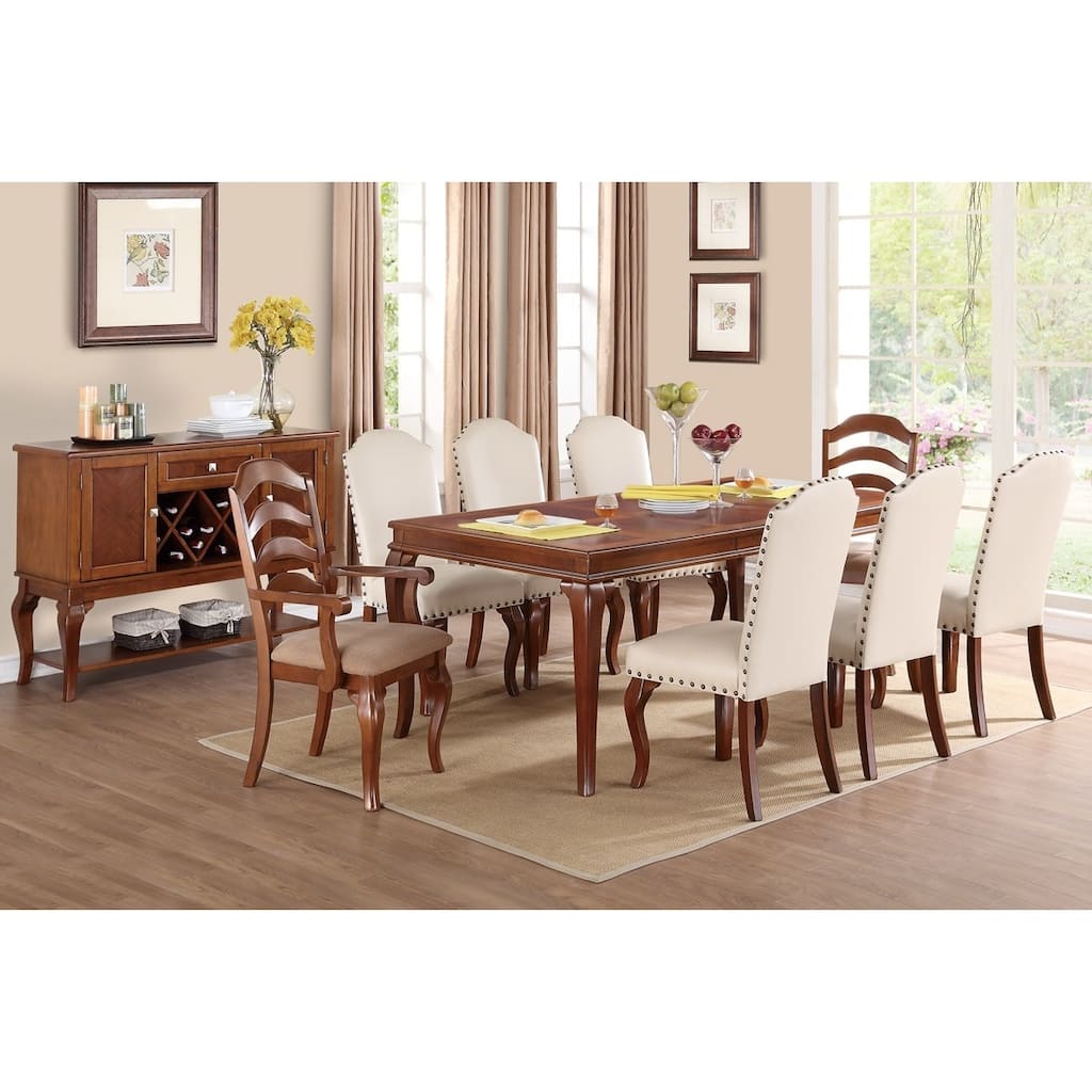 Western Nailhead Dining Chairs (Set of 6)