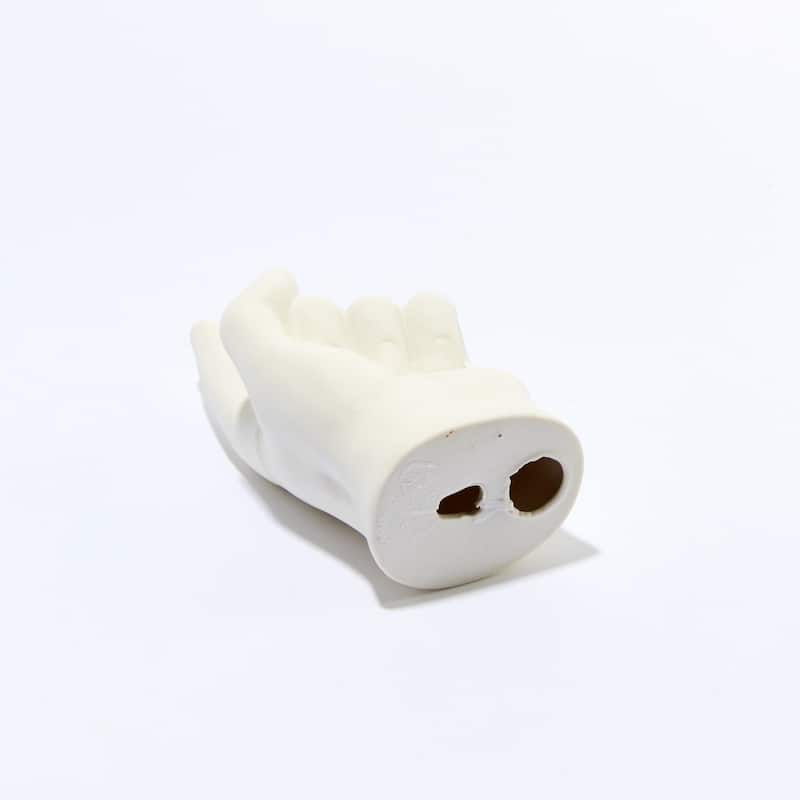 Interior Illusions Plus White One Finger Pointing Wall Mount