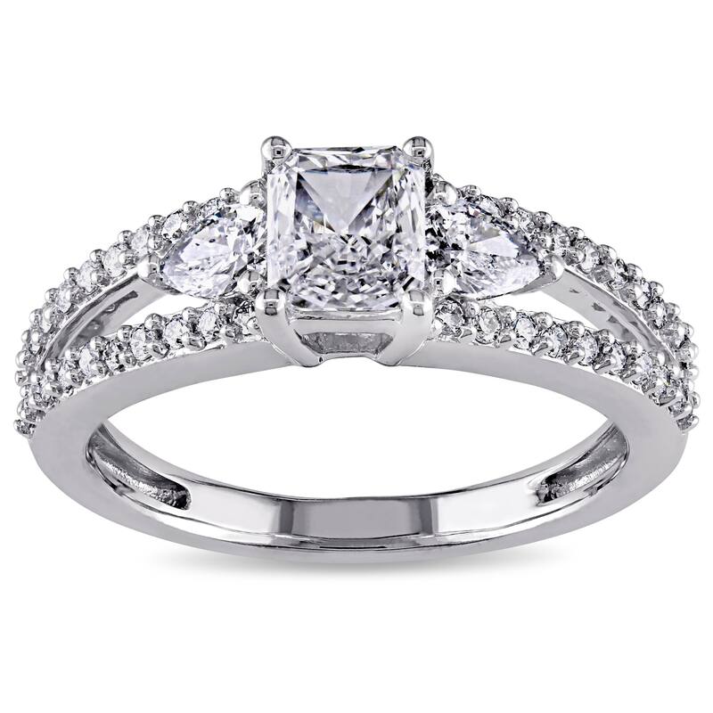Miadora Signature Collection 14k White Gold 1ct TDW Diamond Engagement Ring