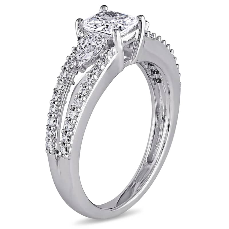 Miadora Signature Collection 14k White Gold 1ct TDW Diamond Engagement Ring
