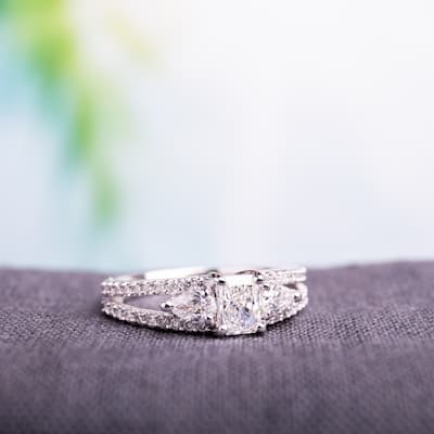 Miadora Signature Collection 14k White Gold 1ct TDW Diamond Engagement Ring