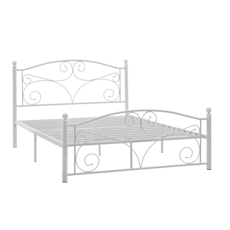 Adrian Metal Platform Bed by iNSPIRE Q Classic