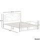preview thumbnail 12 of 30, Adrian Metal Platform Bed by iNSPIRE Q Classic