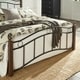preview thumbnail 9 of 31, Sadie Brown and Black Metal Bed by iNSPIRE Q Classic