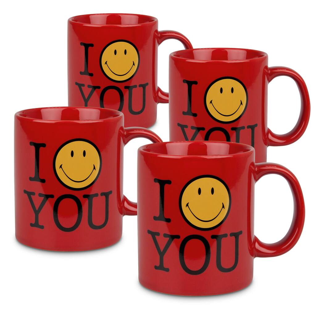 Weachtersbach 'I Smile You' Mugs (Set of 4)