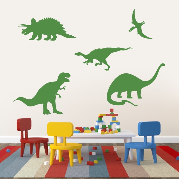 Small Set of Dinosaurs Wall Decals Free Shipping On Orders Over 45