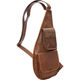 brown leather over the shoulder bag