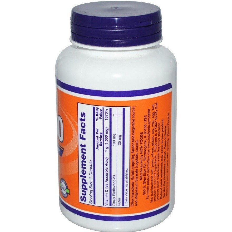 Now Foods C 1000 100 Capsules On Sale Overstock