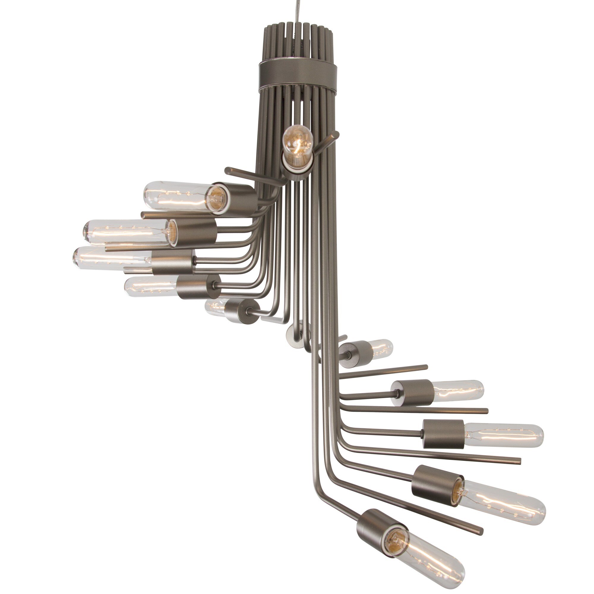 Varaluz Socket-to-me 12-light Chandelier, New Bronze (New Bronze) - Chandeliers For Bedrooms by Overstock.com