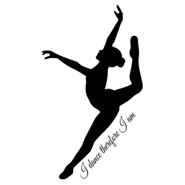 Shop Ballet Ballerina Sticker Vinyl Wall Art - Free Shipping On Orders
