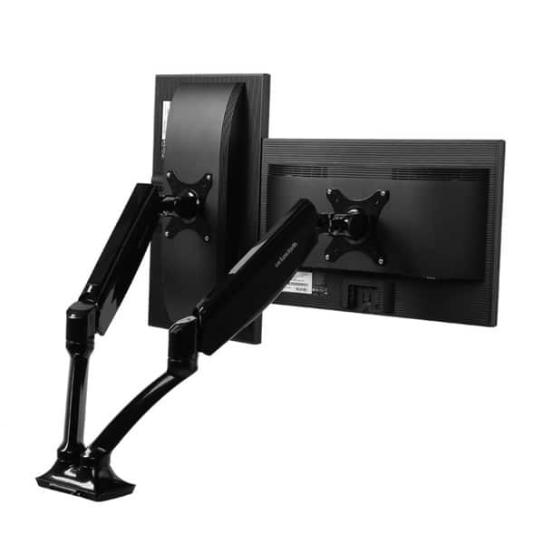 Shop Loctek Desk Mount Full Motion Monitor Arm 10 To 27 Inch Dual