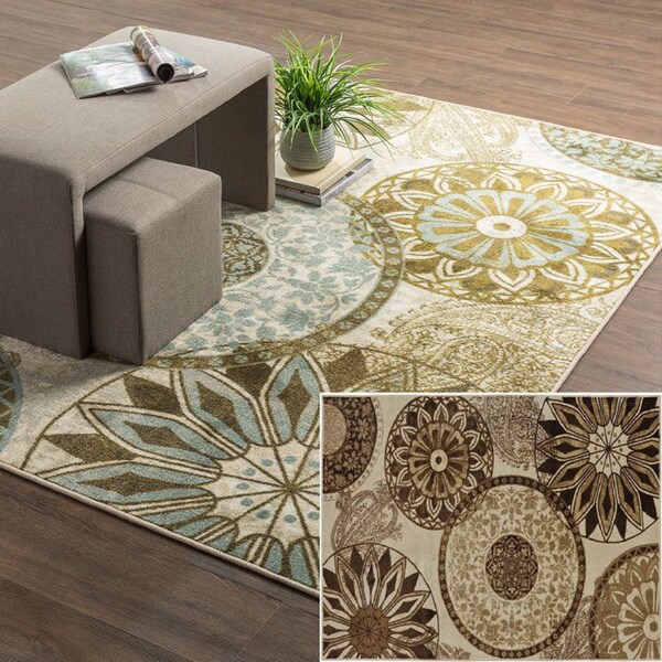 Mohawk Home New Wave Inspired India Light Multi (7'6 x 10) - 7'6" x 10'