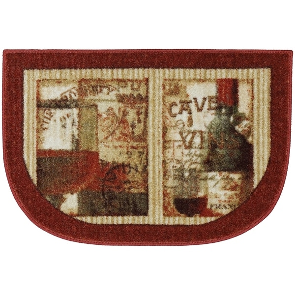 Mohawk New Wave French Cellar Area Rug (1'8 x 2'6 Slice) - 1'8" x 2'6"