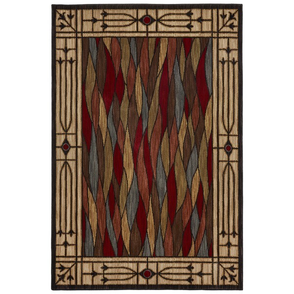 Bob Timberlake Heritage Bethel Glass Rug (5'3 x 7'10) - multi - 5'3 x 7'10