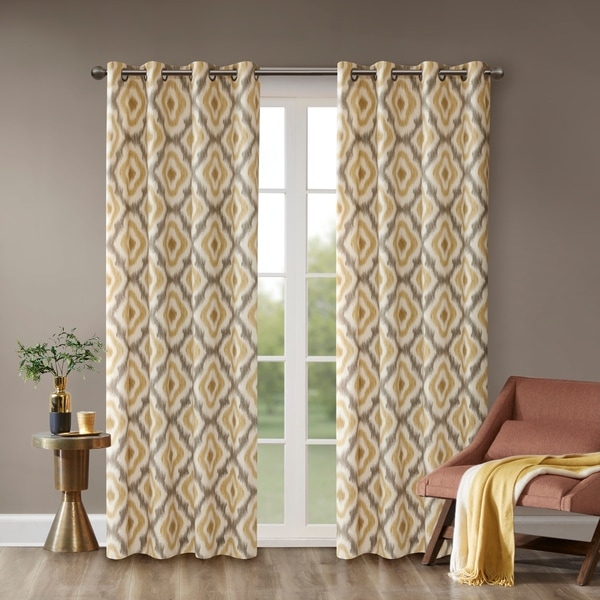 Ink Ivy Ankara Cotton Printed Single Curtain Panel