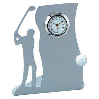 Visol Drive Golf-themed Metal Desk Clock