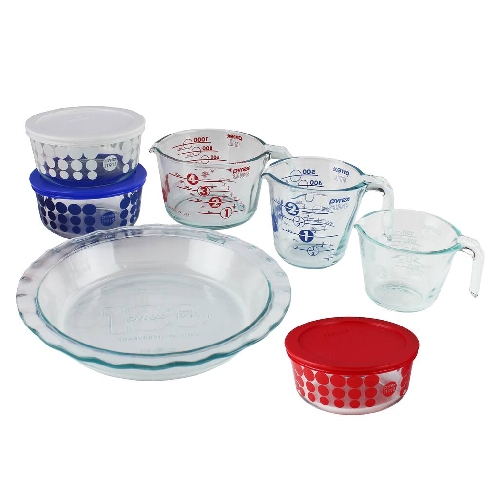 Pyrex 10-Piece Glass Prep, Bake and Store 100 Year Limited Edition Centennial Set