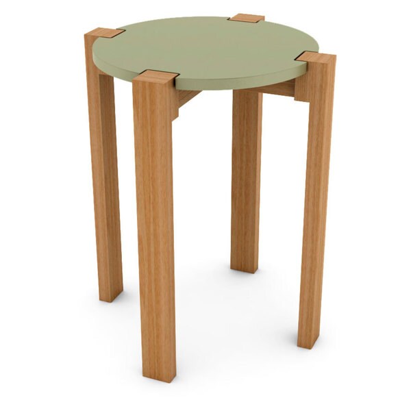 urb SPACE Retro Wood Stool