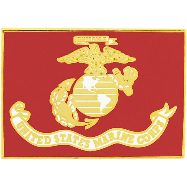 United States Marine Corps Branch Flag Pin