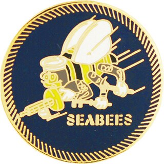 United States Navy Seabees Pin
