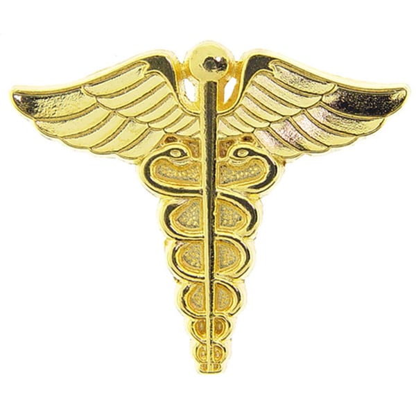 Army Medic Staff Of Caduceus Pin - Free Shipping On Orders Over $45 ...