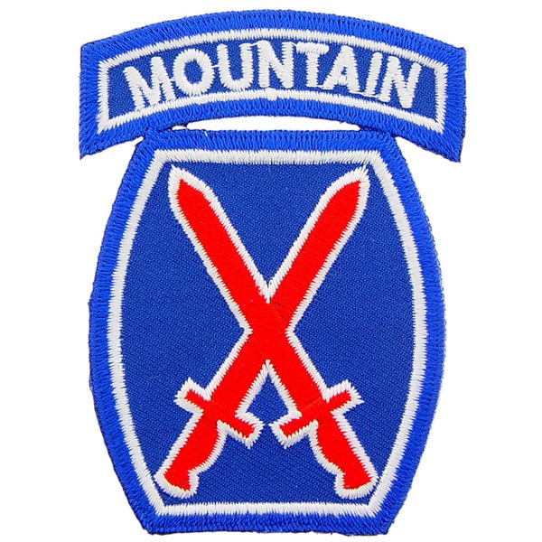 US Army 10th Mountain Division Patch On Sale Overstock 10075030