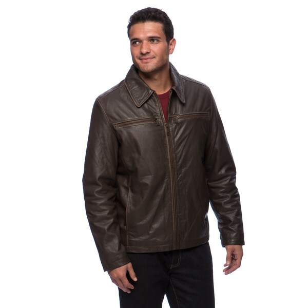Marc New York Men S Big And Tall Romney Distressed Leather Jacket Marc New York Men S Big And Tall Romney Distressed Leather Jacket