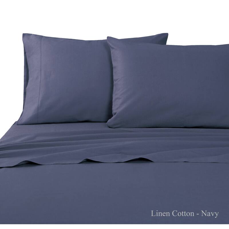 Gracewood Hollow Jane Linen Cotton Blend 4-piece Bed Sheet Sets