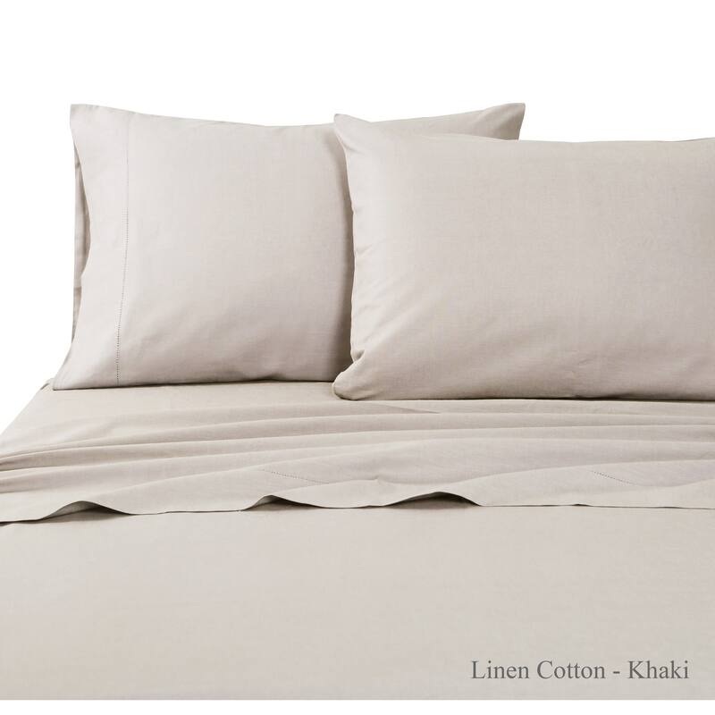 Gracewood Hollow Jane Linen Cotton Blend 4-piece Bed Sheet Sets