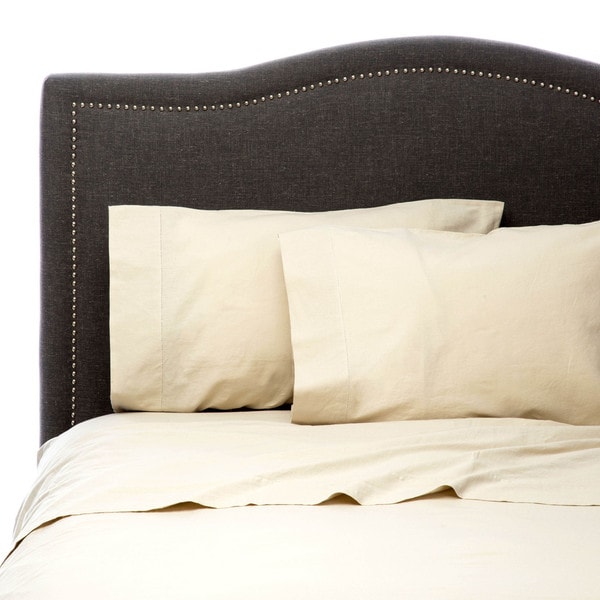 Linen Cotton Blend 4Piece Sheet Sets Free Shipping Today Overstock