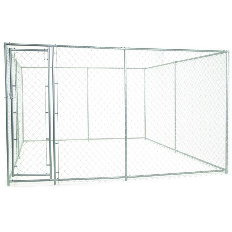 Lucky Dog™ Chain Link Kennel DIY Kit Penthouse 15'L x 5'W x 6'H