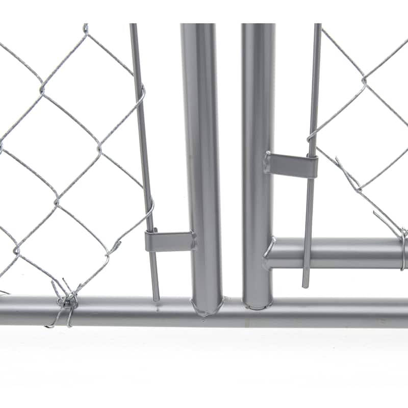 Lucky Dog™ Chain Link Kennel DIY Kit Penthouse 15'L x 5'W x 6'H