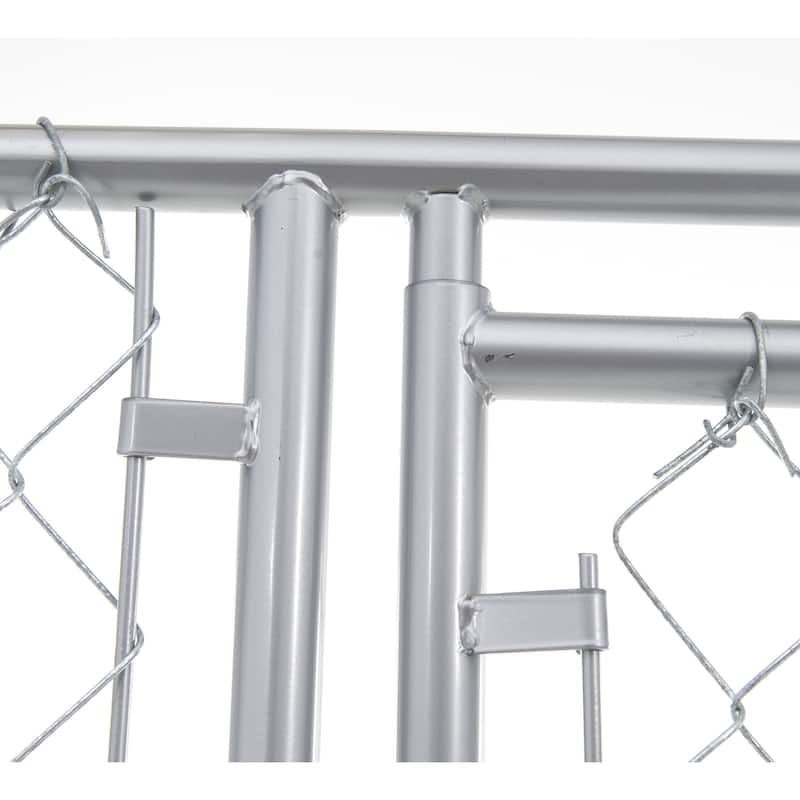 Lucky Dog™ Chain Link Kennel DIY Kit Penthouse 15'L x 5'W x 6'H