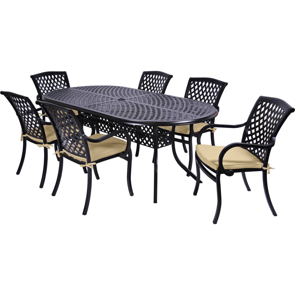 MIYU Furniture Princeton Collection 7-piece Dining Set