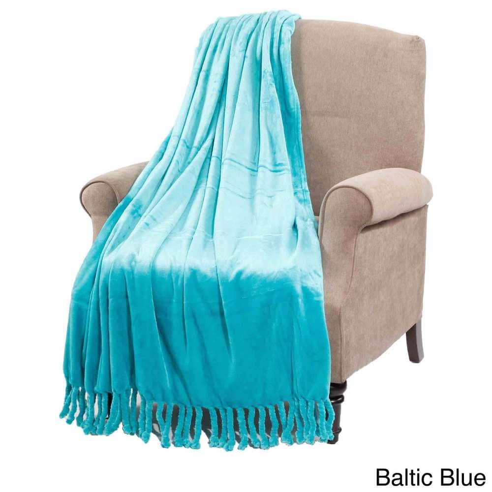 Rope Braided Flannel Fleece Throw
