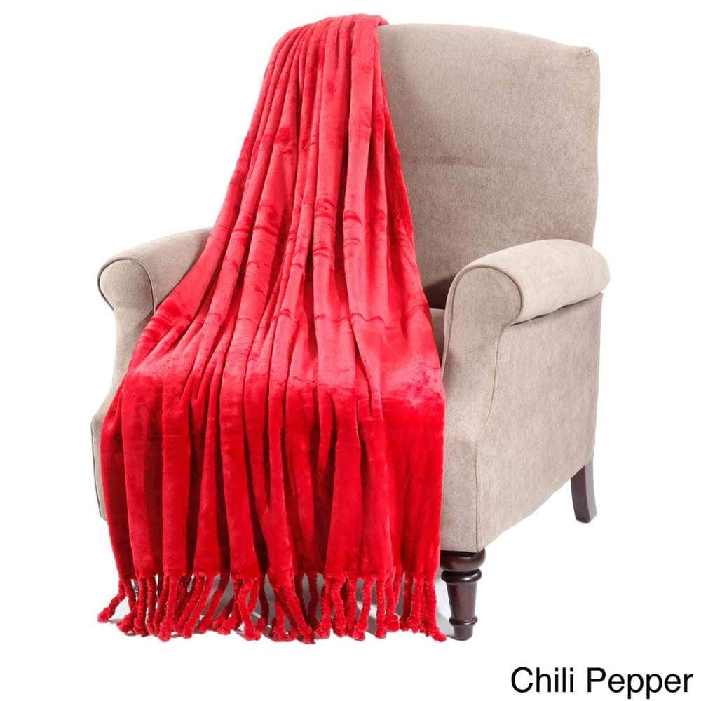 Rope Braided Flannel Fleece Throw