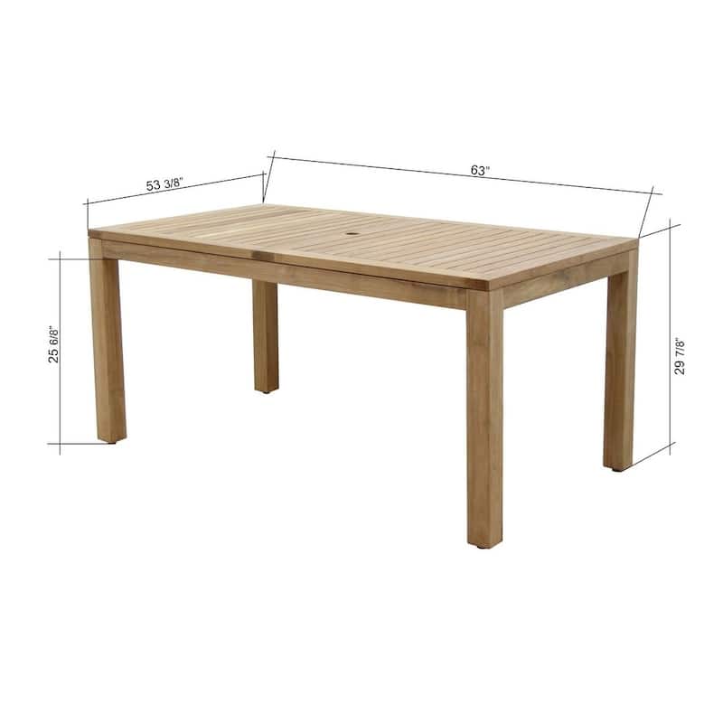 Amazonia Teak Trento 5 piece Patio Dining Set - 5 Piece