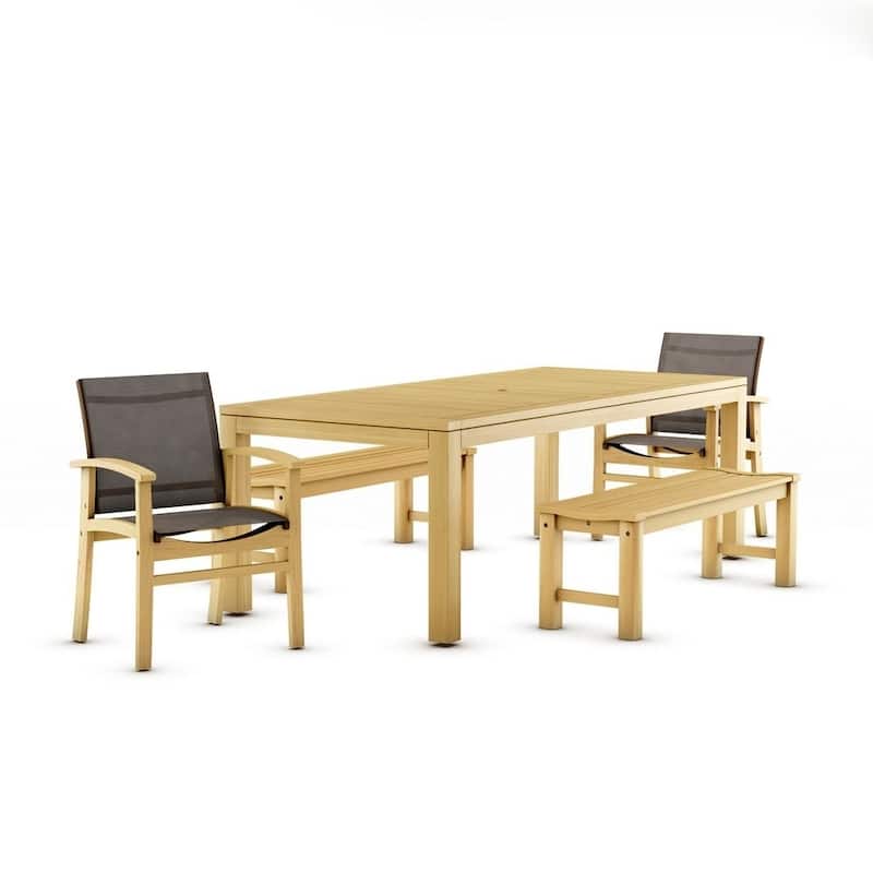 Amazonia Teak Trento 5 piece Patio Dining Set - 5 Piece