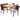 Amazonia 11 piece Teak Extendable Patio Dining Set with Cushions - 11piece